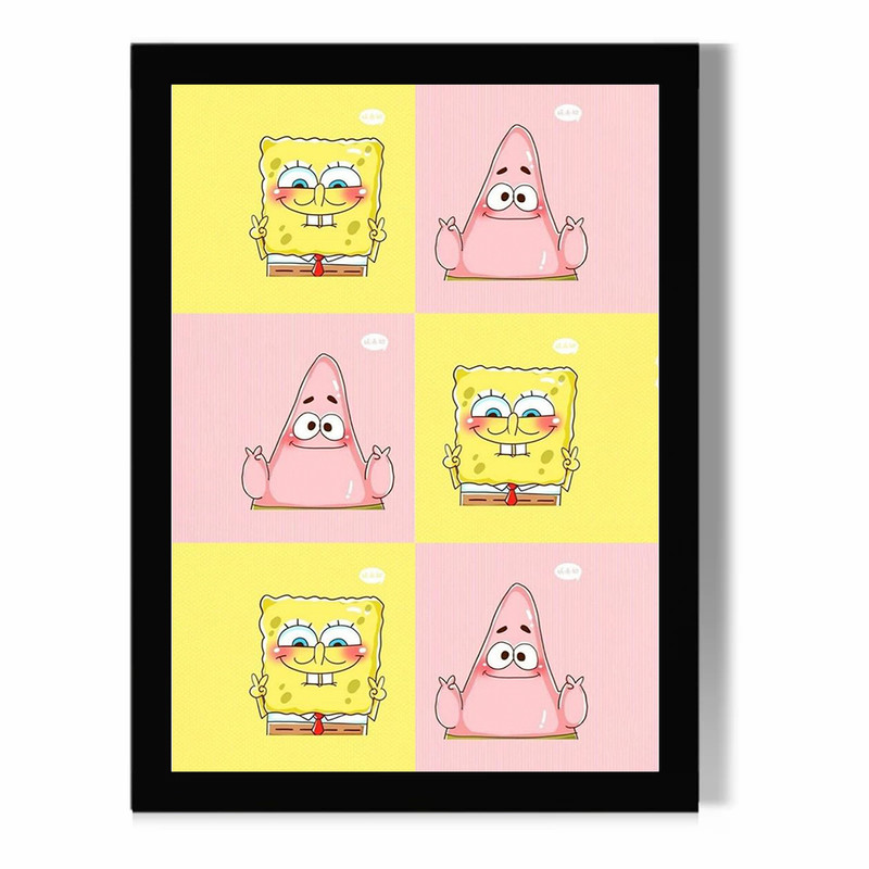 تابلو مدل دیواری طرح انیمیشن باب اسفنجی SpongeBob کد FD268